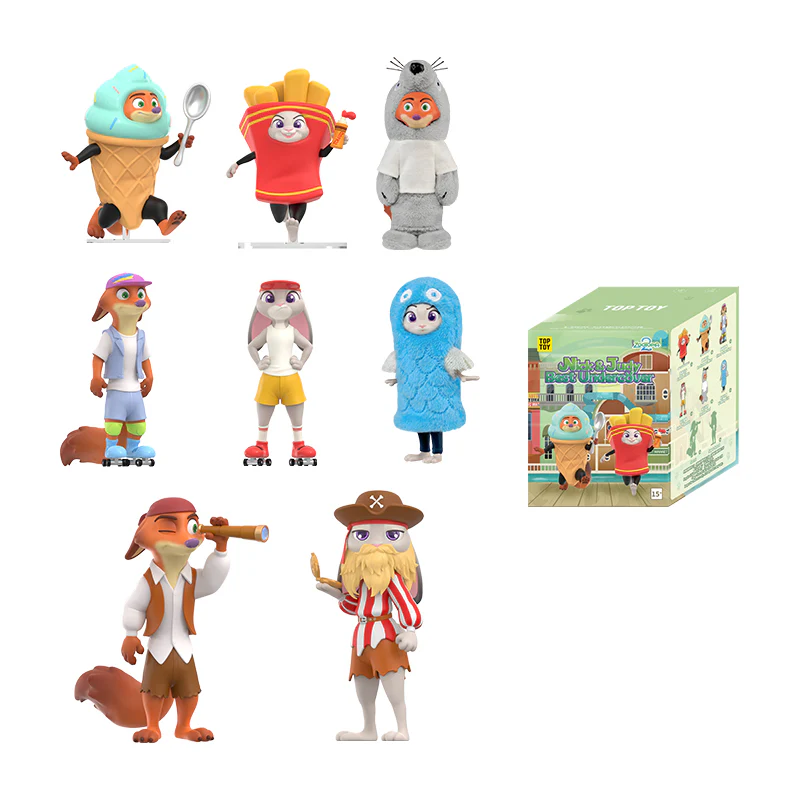 ZOOTOPIA 2 NICK & JUDY Best Undercover Series Figure Blind Box - Image 10